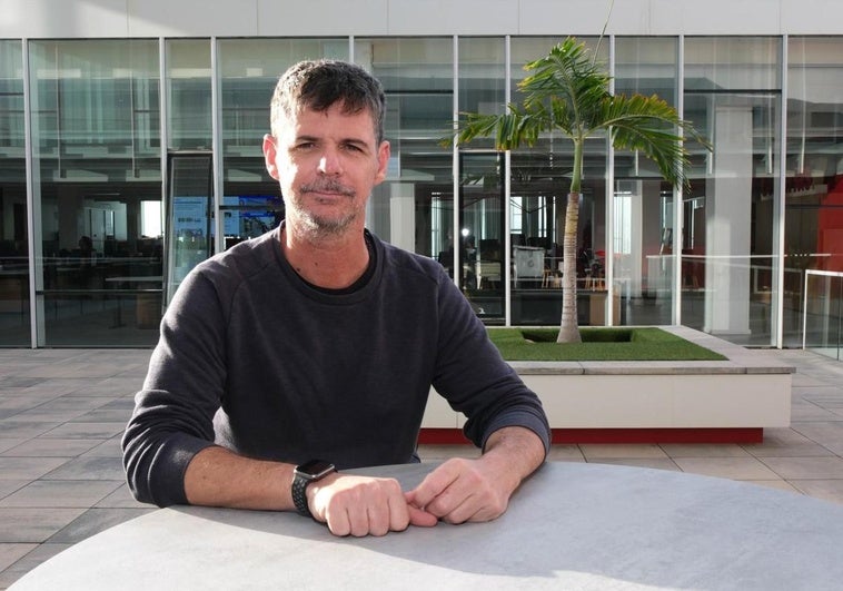 Gustavo Medina en las instalaciones de CANARIAS7.