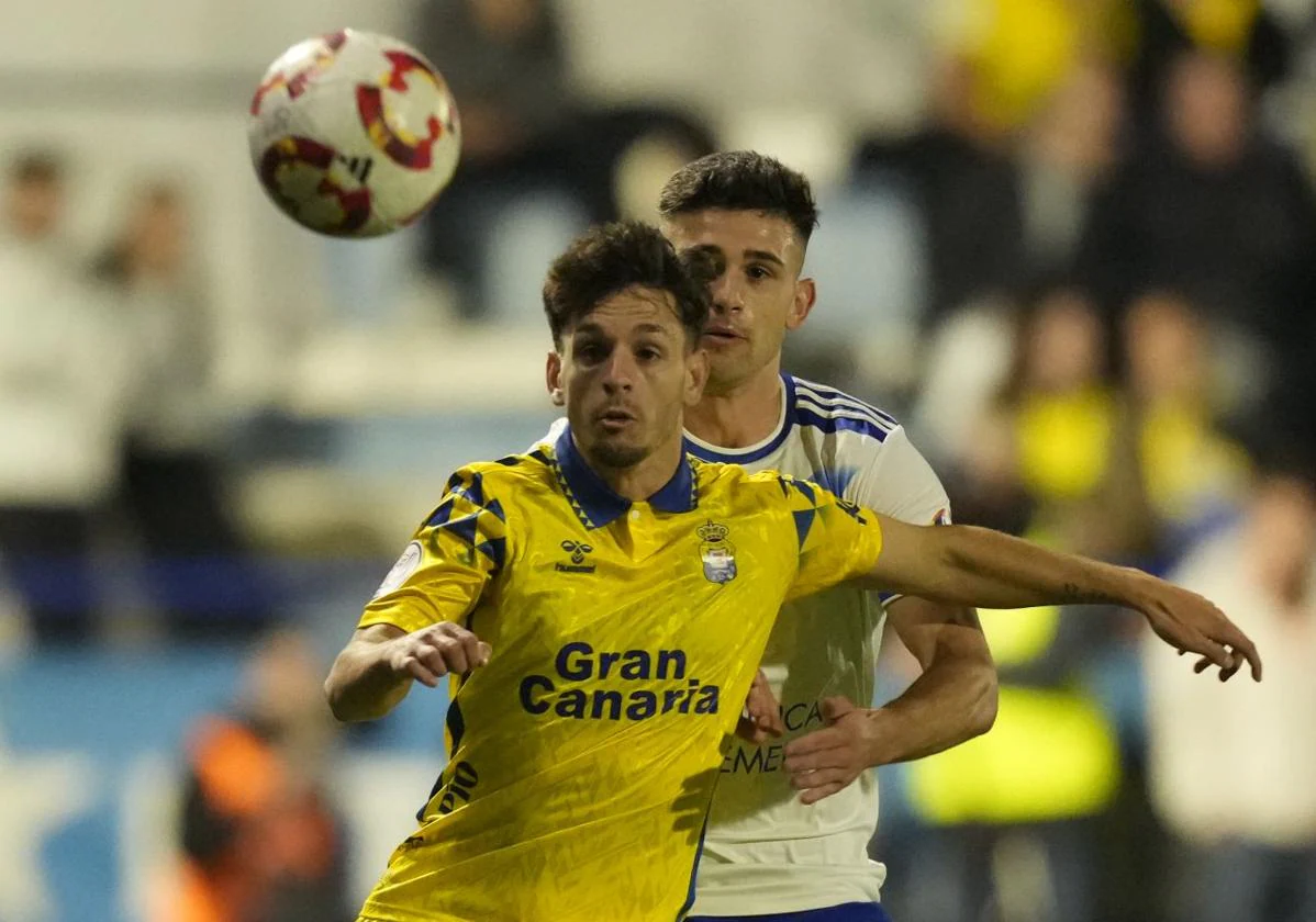 Gil, en el encuentro de Copa del Rey frente al Europa.