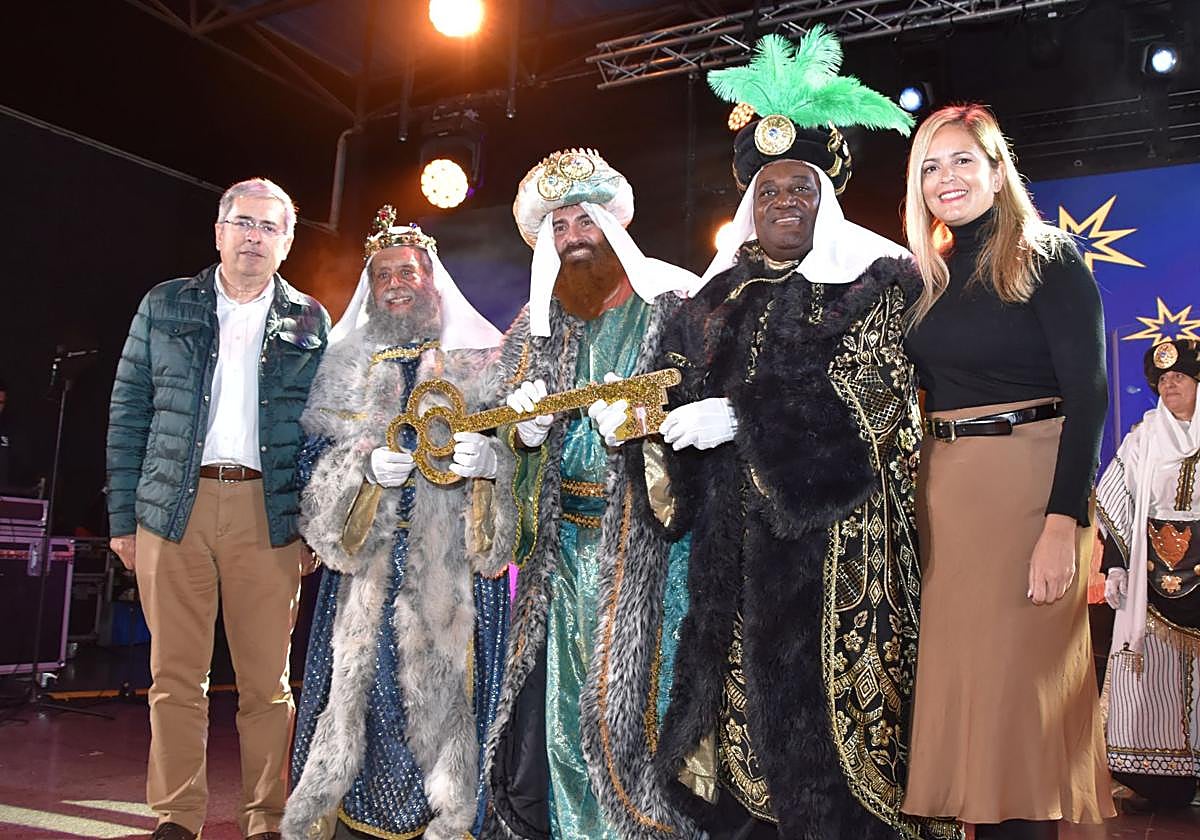 Recepción a los Reyes Magos en 2023.