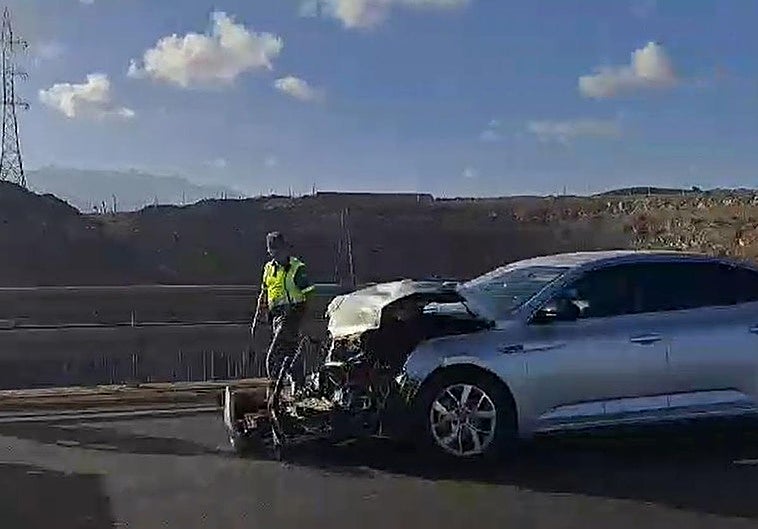 Imágenes del accidente.
