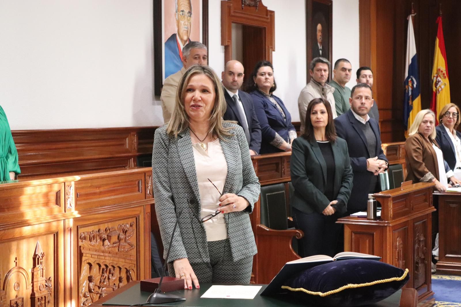 María Eugenia Melián, en su toma de posesión el pasado viernes.