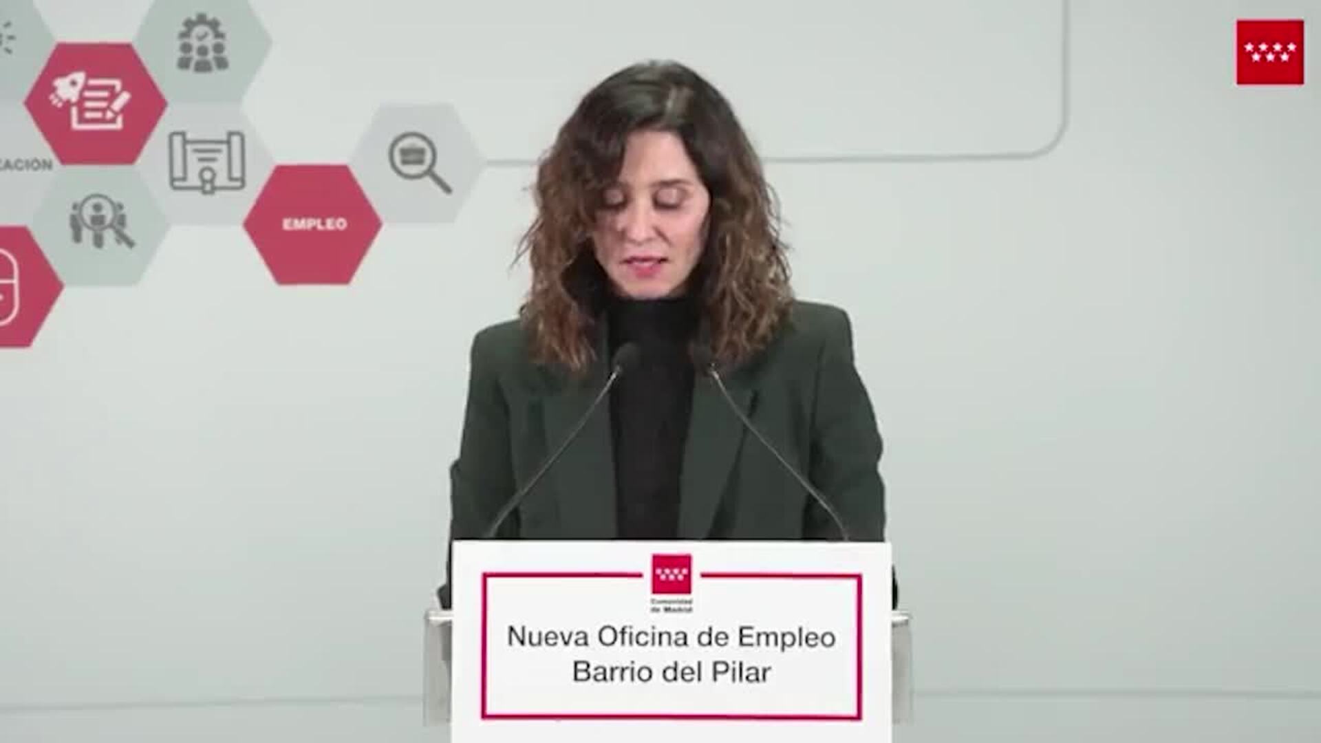 Ayuso cree que PSOE no disimula que busca "a través de lo personal hacer daño"