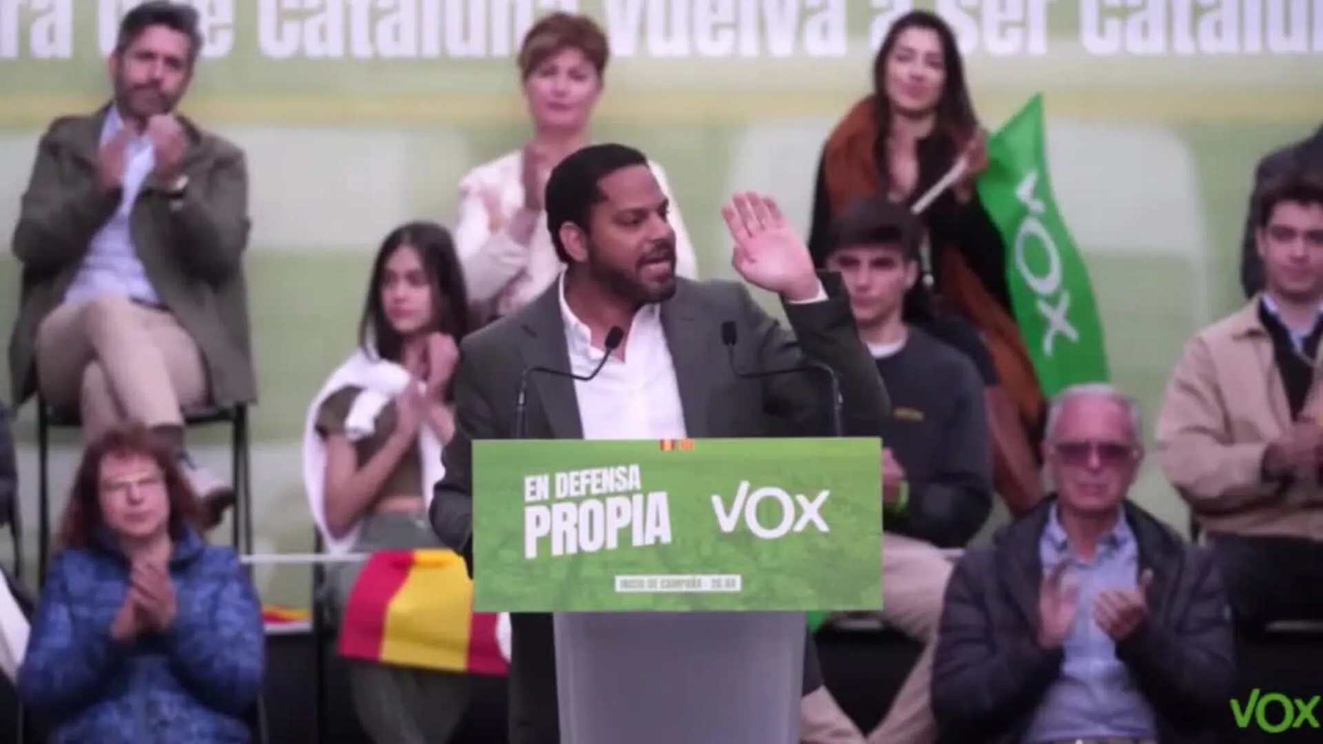Garriga (Vox) equipara el PSC a los independentistas: "Es el mismo problema"