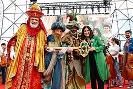 Llegada de los Reyes Magos en 2024.
