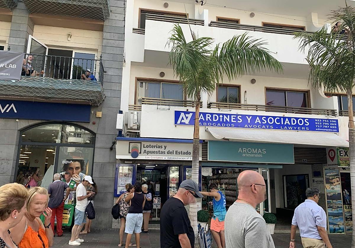 Administración que validó el número agraciado.