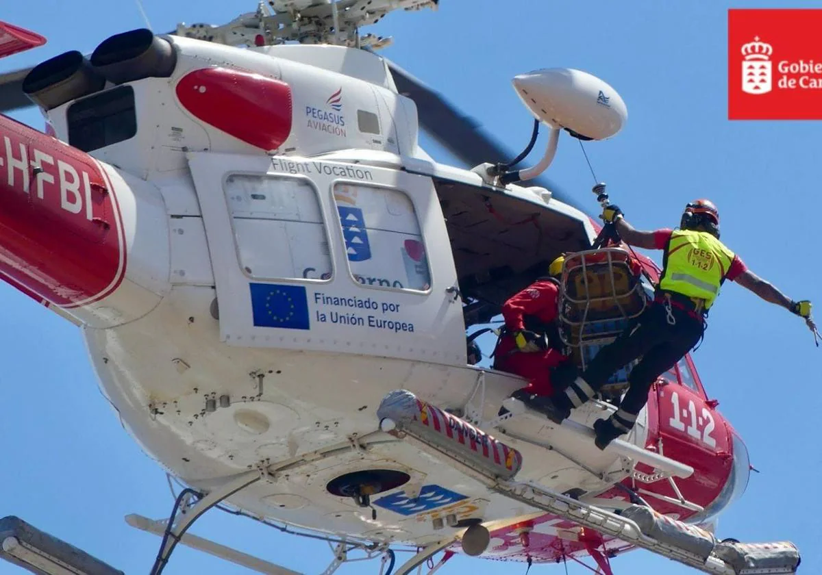 Helicóptero de rescate del Ges.