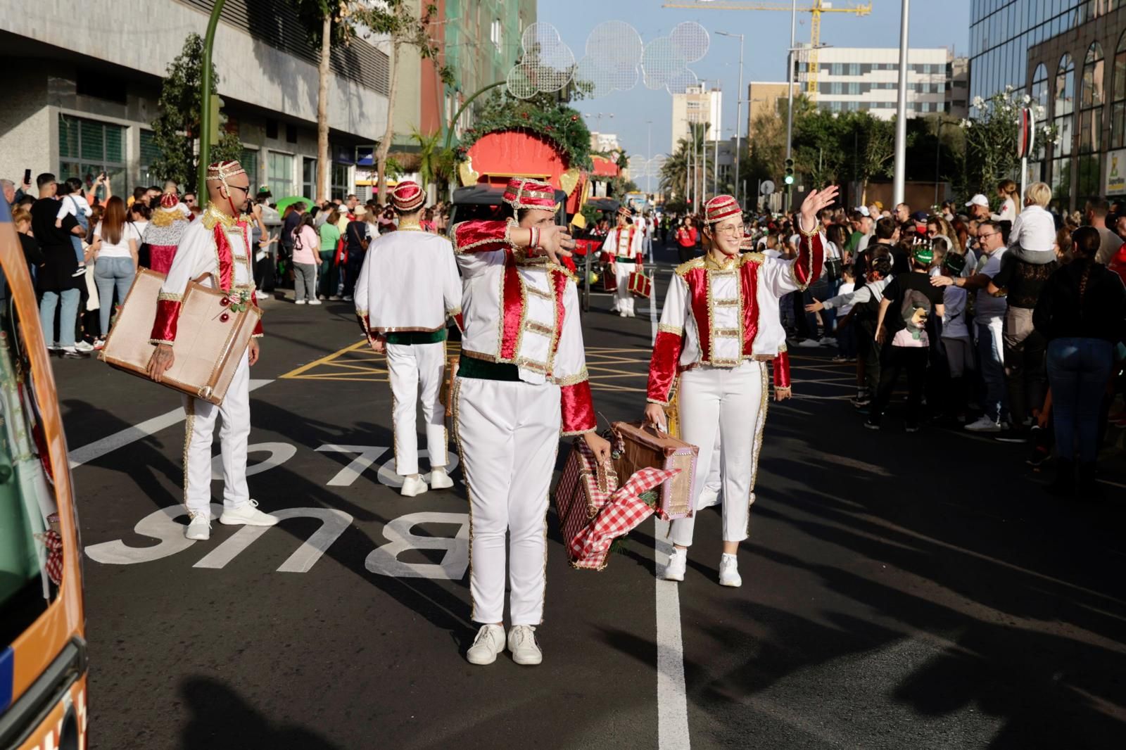 La magia de Melchor, Gaspar y Baltasar recorre Las Palmas de Gran Canaria