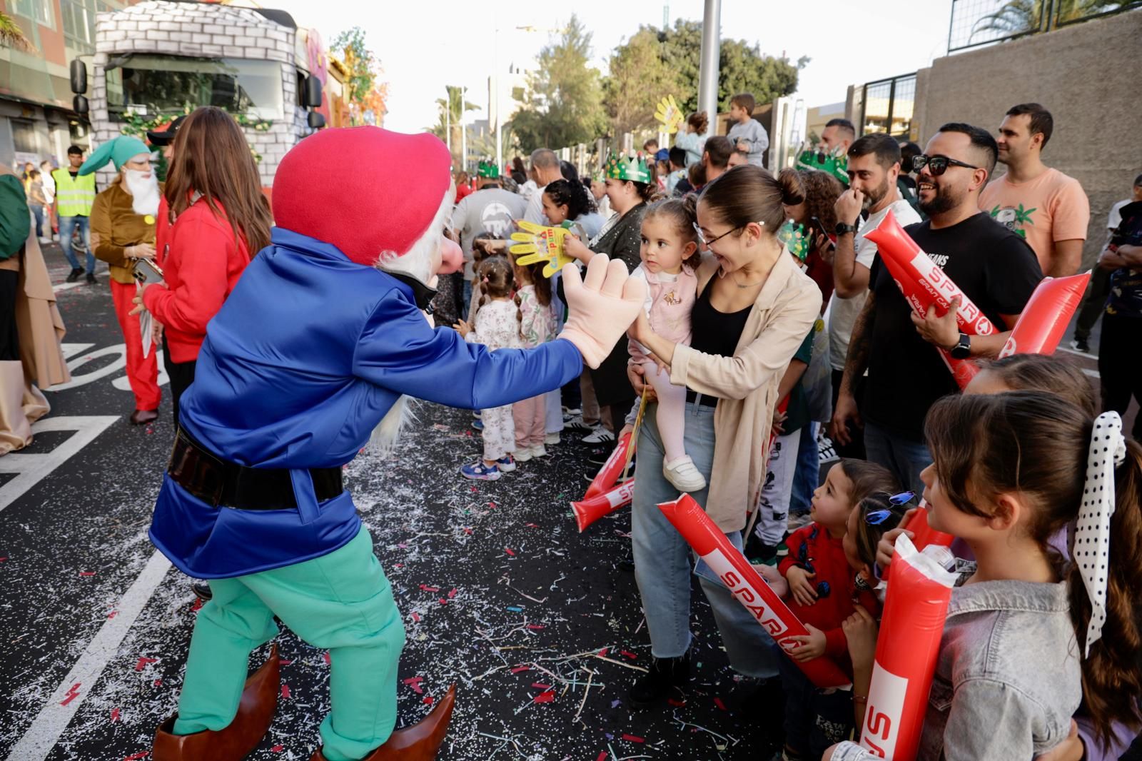 La magia de Melchor, Gaspar y Baltasar recorre Las Palmas de Gran Canaria