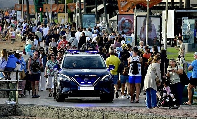 Imagen del sur de la isla, lleno de turistas en estos días de Navidad.