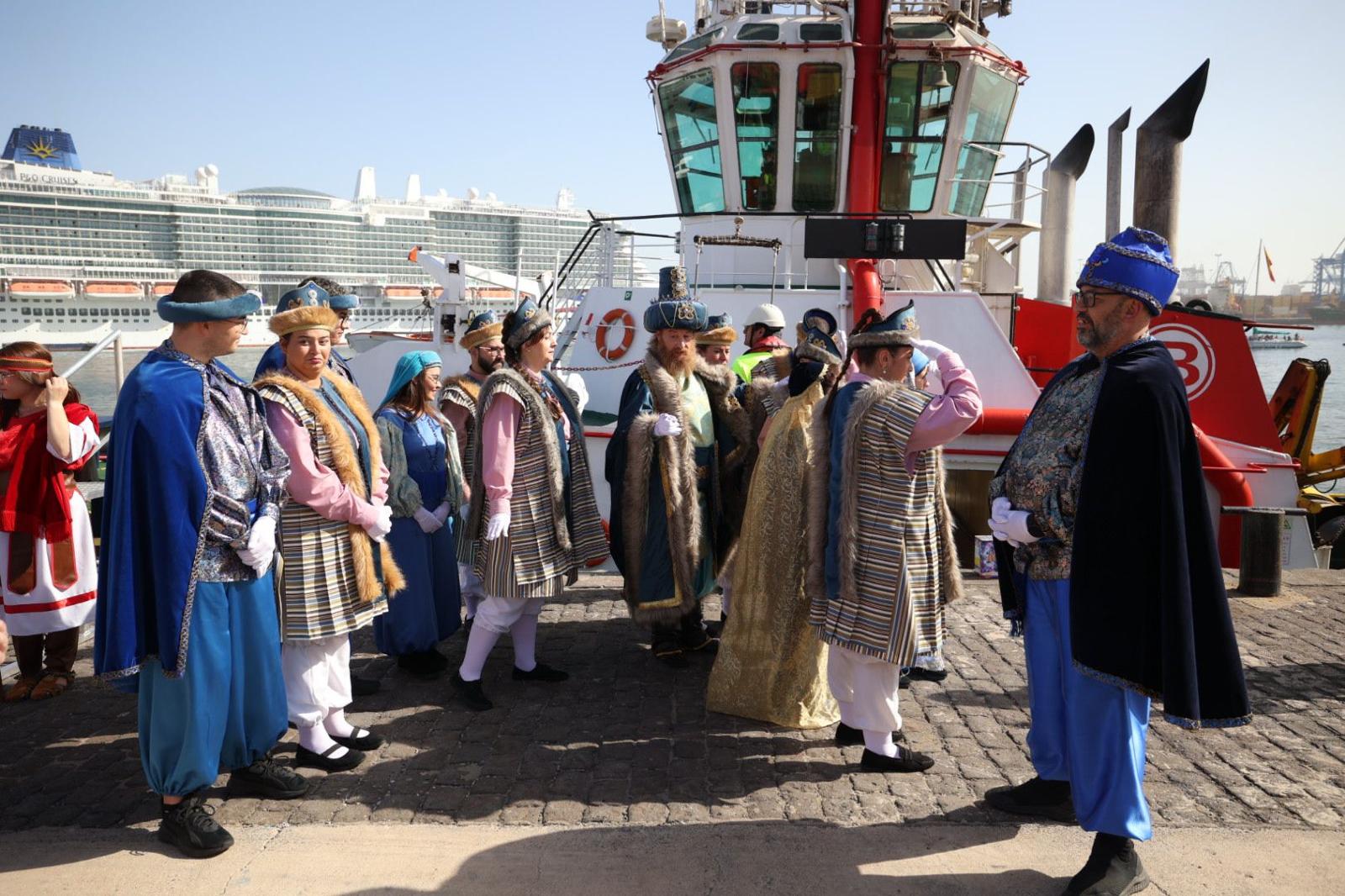 Los Reyes Magos, en la Naval