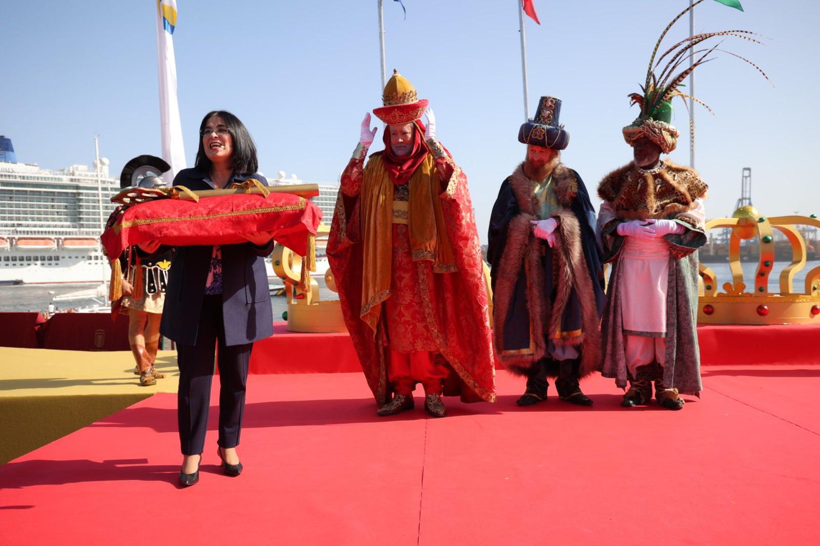 Los Reyes Magos, en la Naval