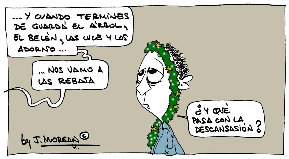 La viñeta de Morgan de este miércoles 8 de enero