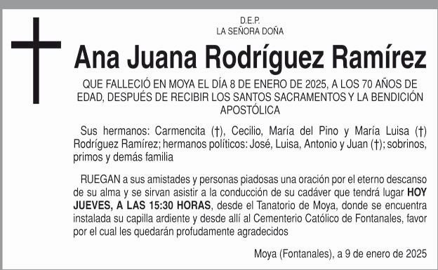 Ana Juana Rodríguez Ramírez