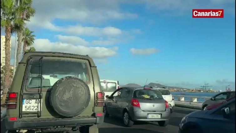 Accidente múltiple en la Avenida Marítima