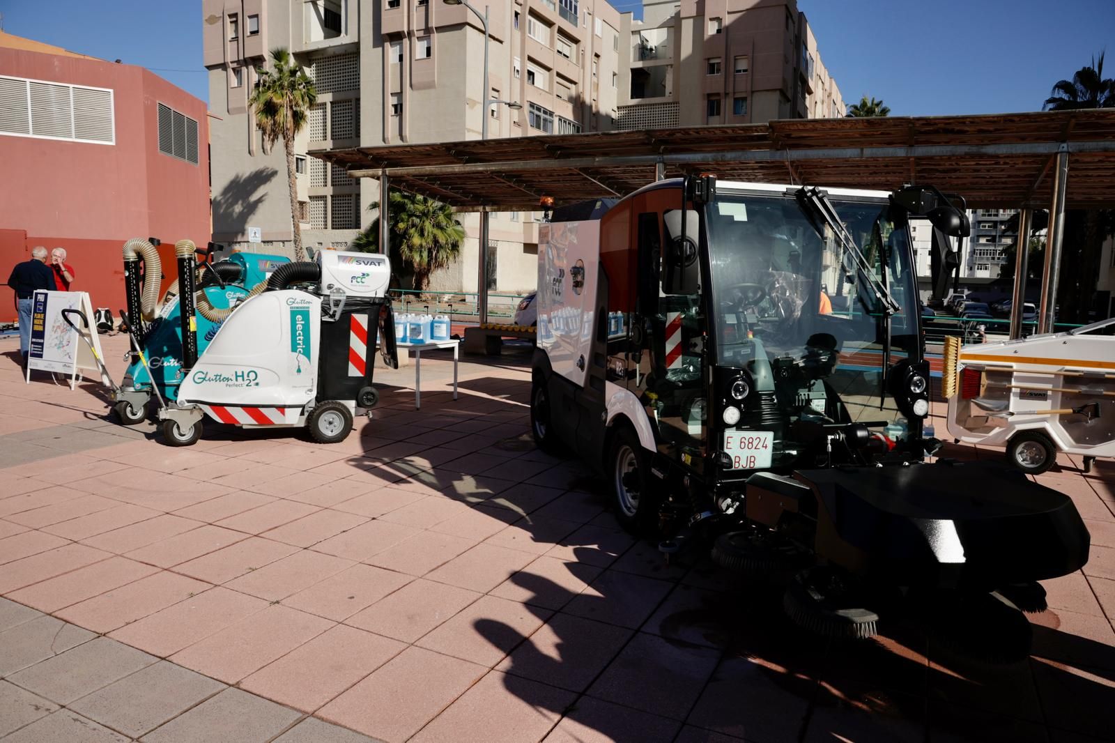 Las imágenes de la presentación de Carolina Darias de la tercera fase del Plan de Higiene Urbana