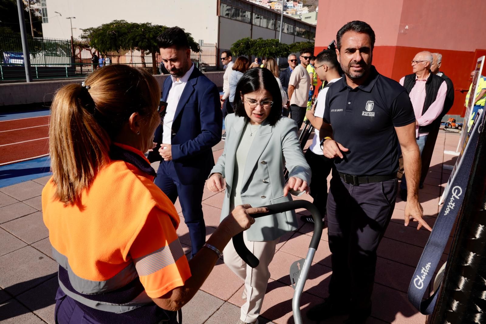 Las imágenes de la presentación de Carolina Darias de la tercera fase del Plan de Higiene Urbana