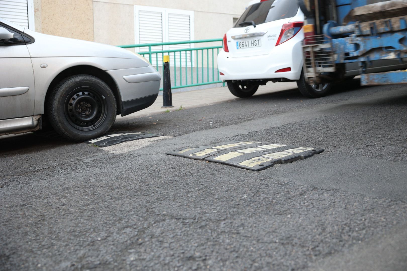 Vecinos de Lomo Apolinario solicitan reductores de velocidad en la calle Padre Pedro Sanz Sainz