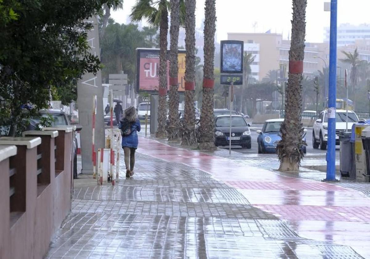 Lluvias en Las Palmas de Gran Canaria.