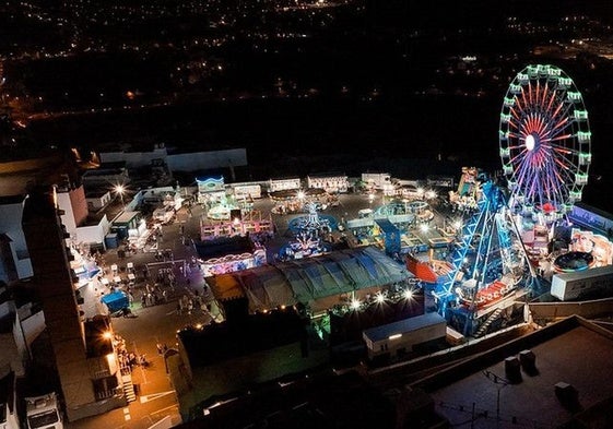 Vista panorámica de la feria ubicada en La Quinta de Gáldar.
