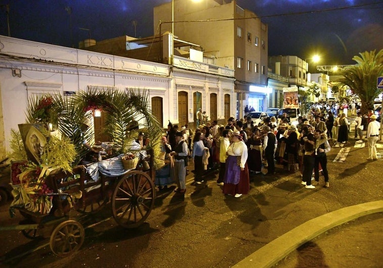 Celebración de la romería de Tamaraceite.