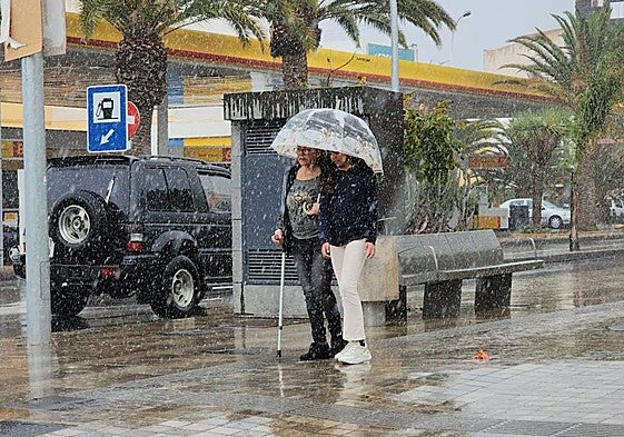 Imágenes de las últimas lluvias en Gran Canaria.