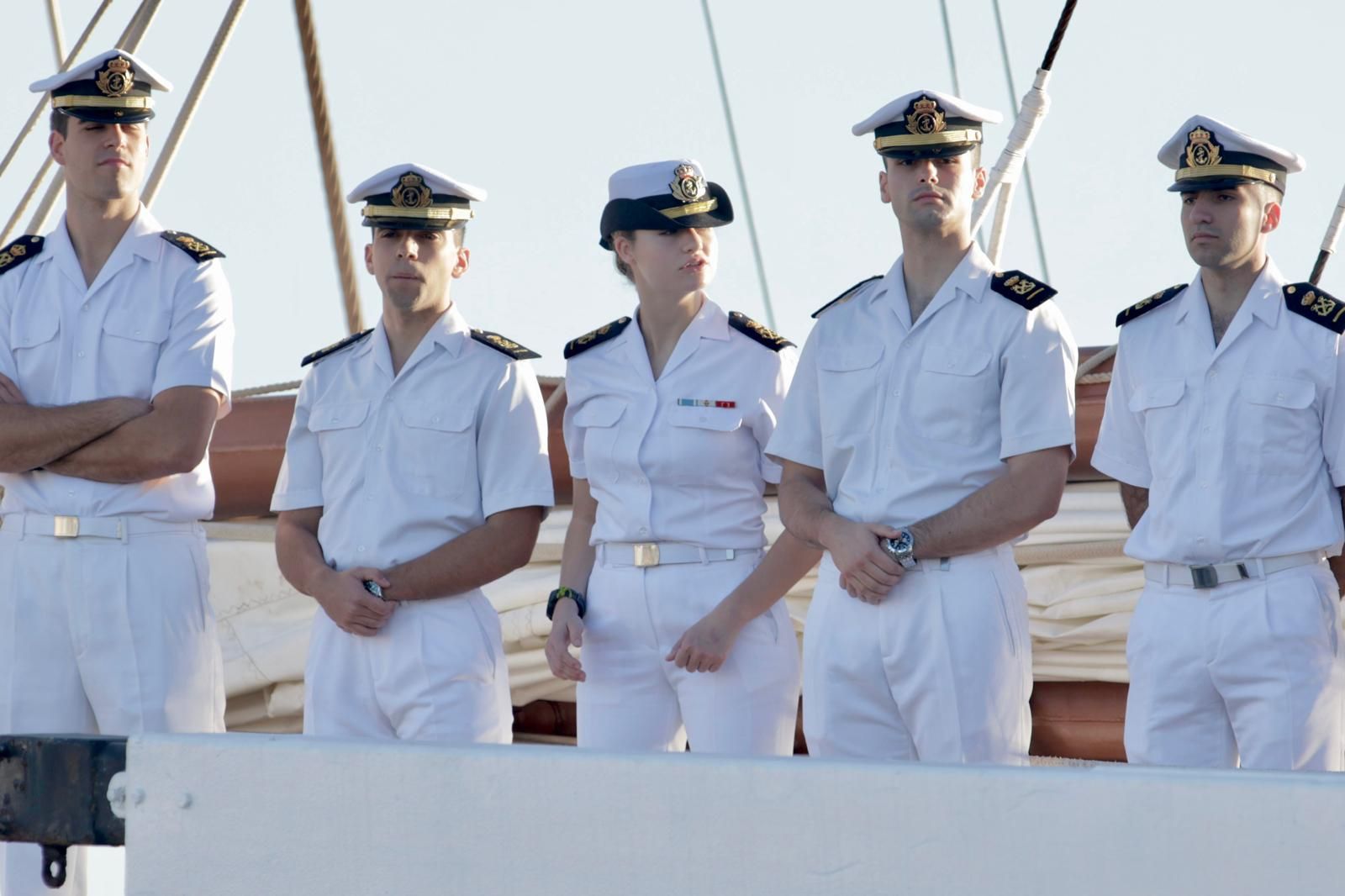 Las imágenes del desembarco de la princesa Leonor en Gran Canaria