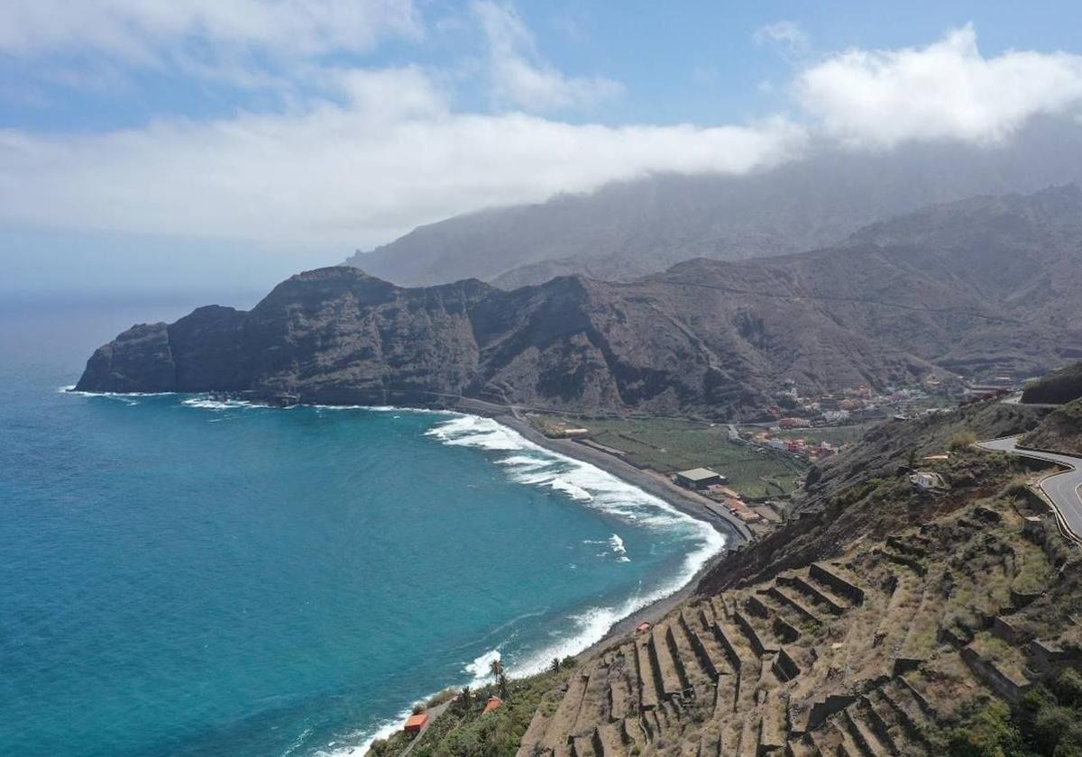 Imagen de archivo de la playa de Hermigua.