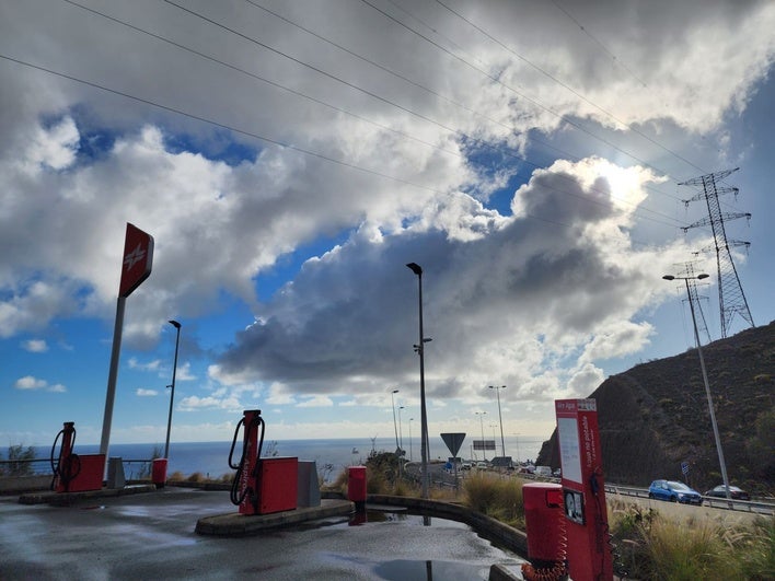 Nubes en Gran Canaria.