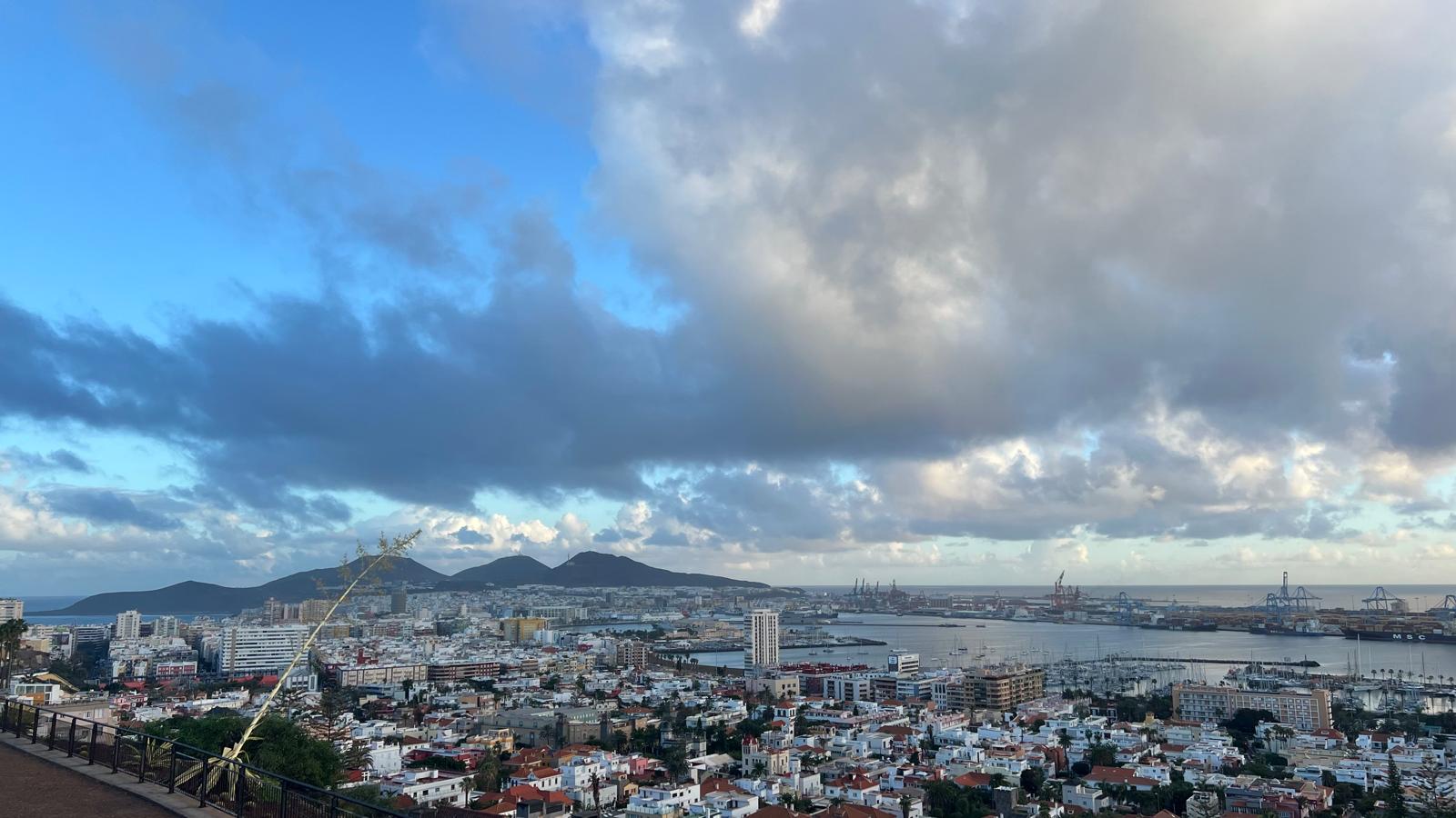 Vista panorámica de Las Palmas de Gran Canaria.