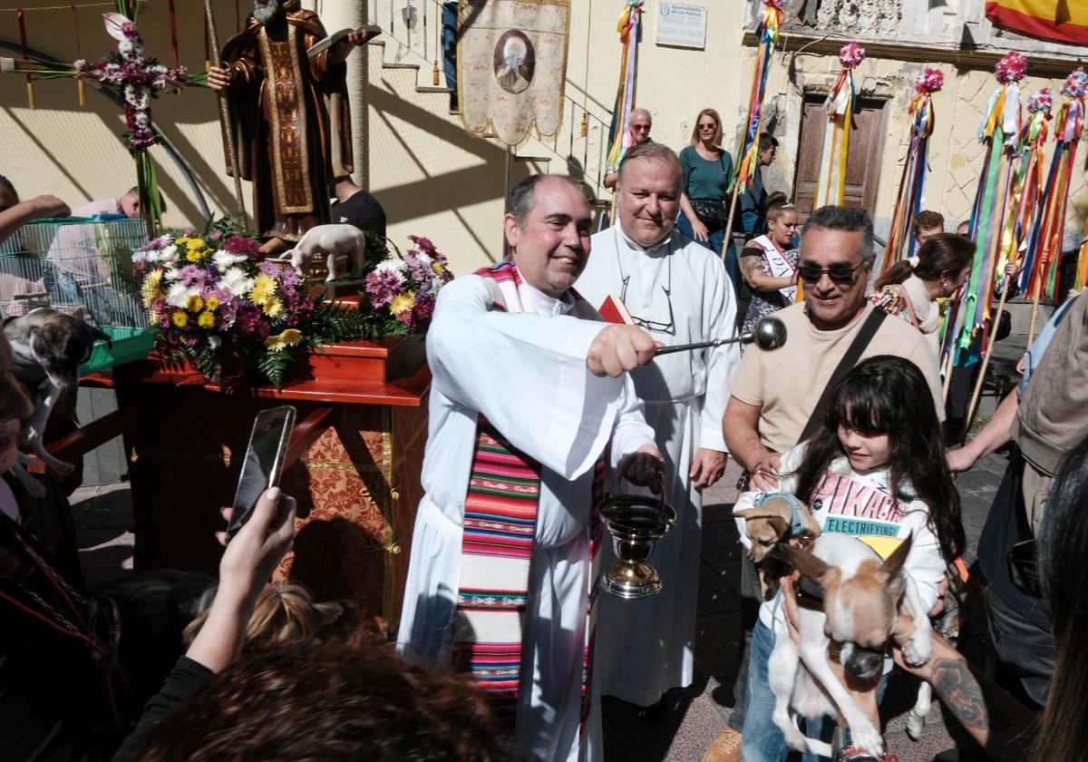 Bendición de mascotas en Tamaraceite