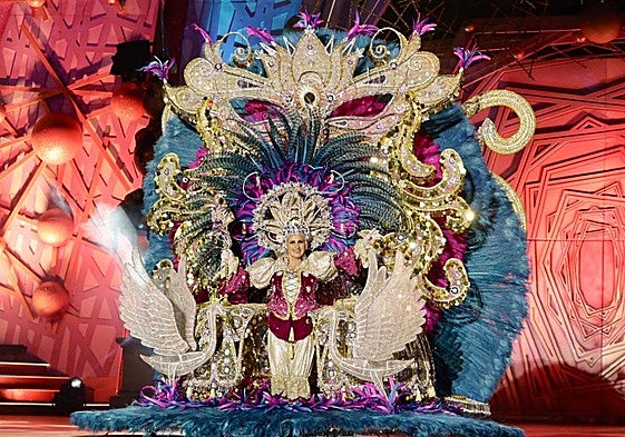 Eva Costa, gran dama del carnaval de Las Palmas de Gran Canaria 2024