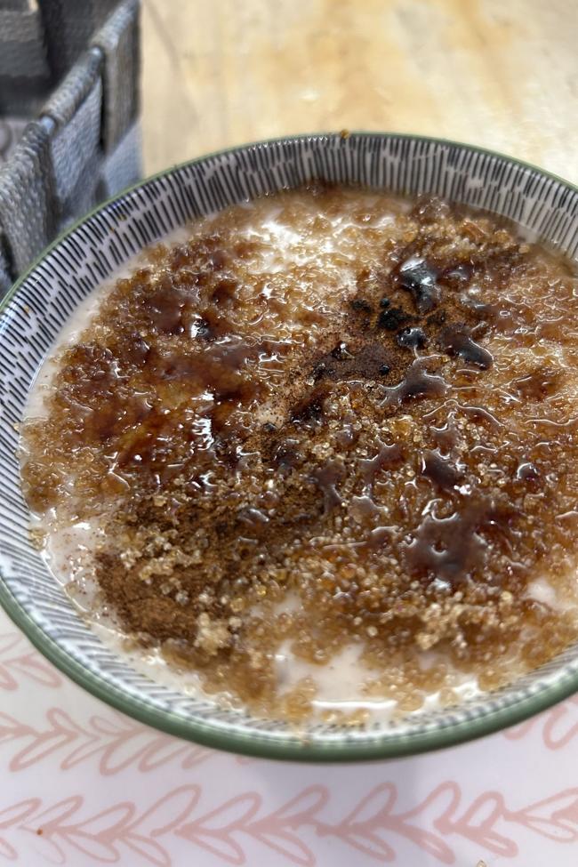 Arroz con leche de coco