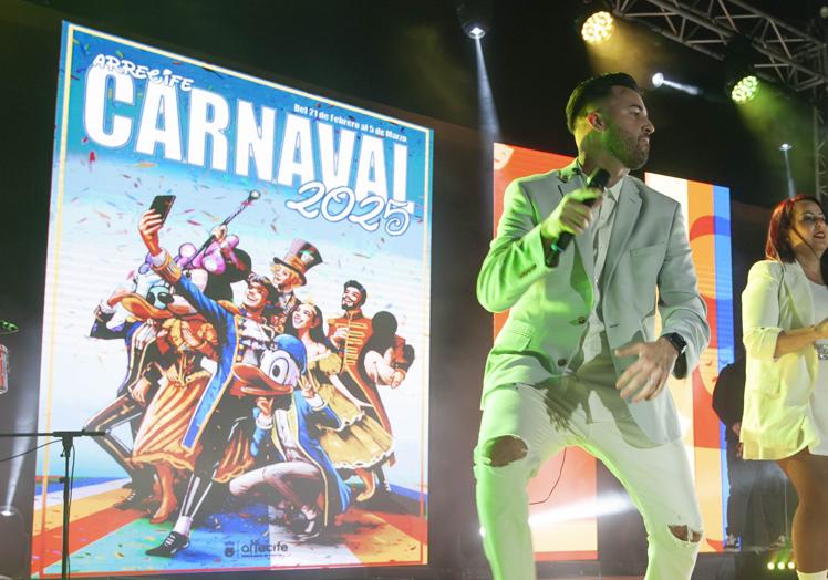 Cartel de presentación de las carnestolendas de Arrecife.