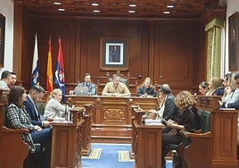 Imagen del Pleno celebrado este viernes en las Casas Consistoriales.