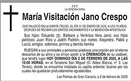 María Visitación Jano Crespo