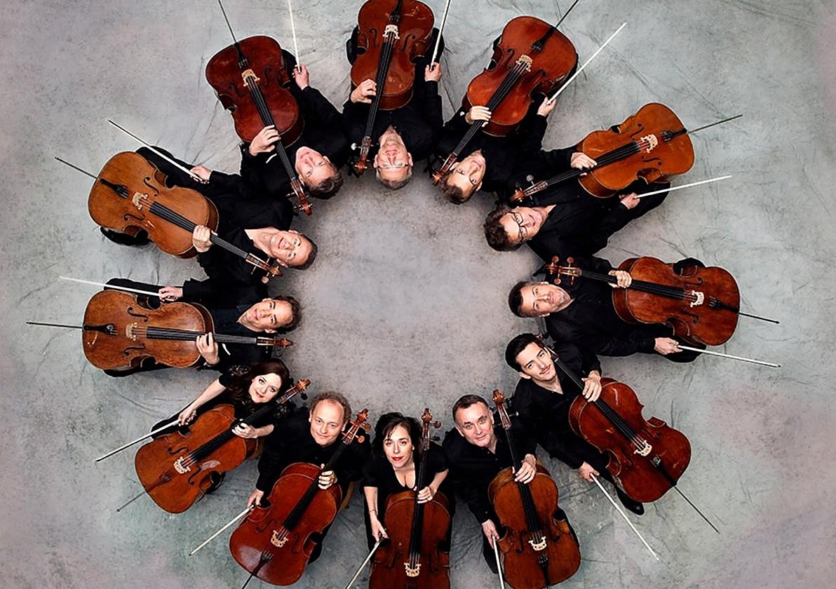 Imagen promocional de Los 12 chelistas de la Filarmónica de Berlín.