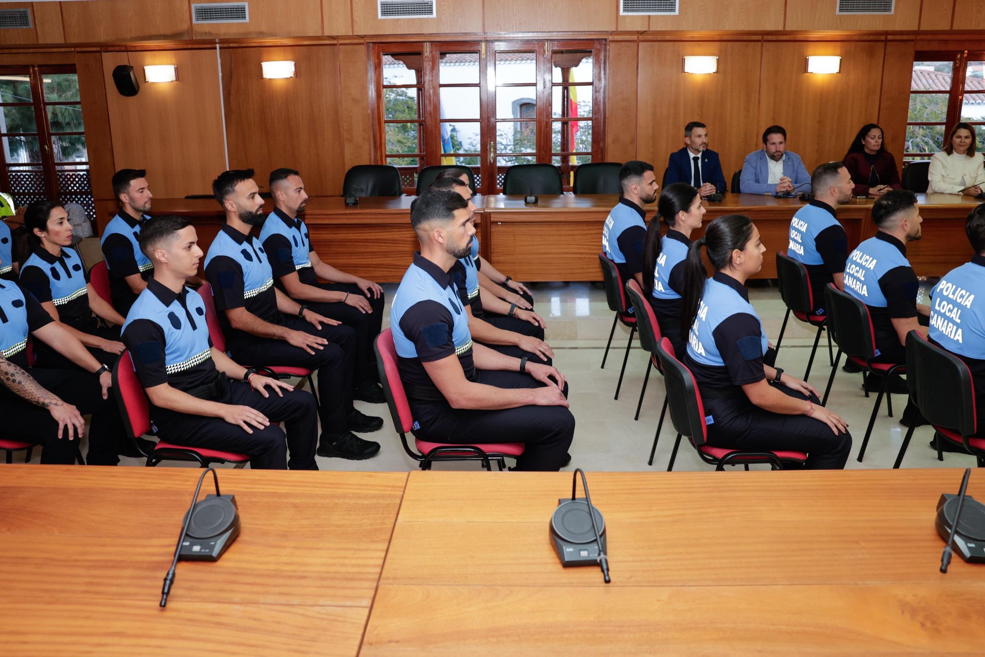 La incorporación de 18 agentes a la Policía Local de San Bartolomé de Tirajana, en imágenes