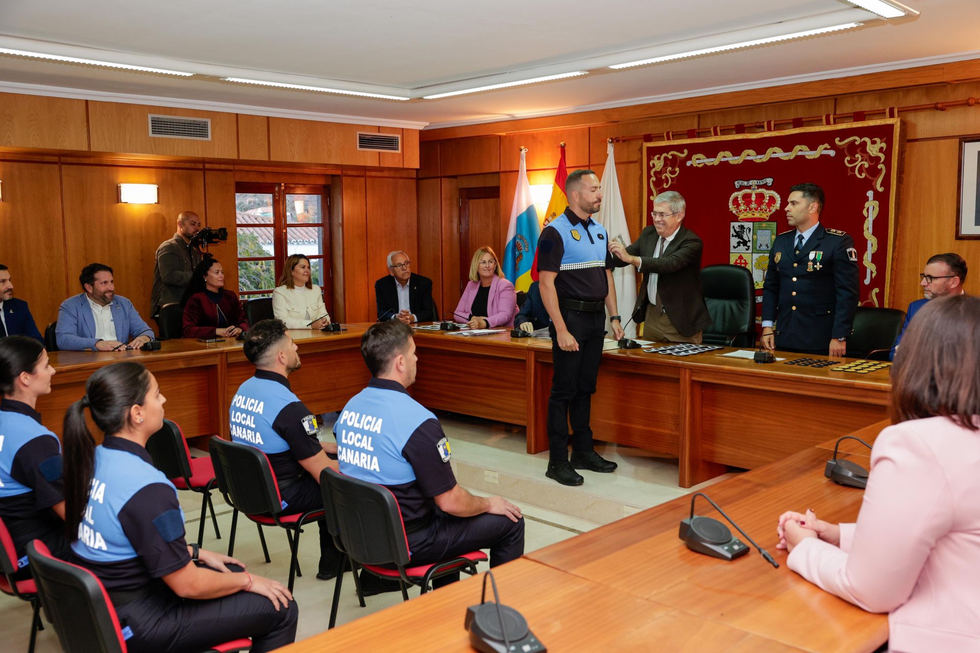 La incorporación de 18 agentes a la Policía Local de San Bartolomé de Tirajana, en imágenes