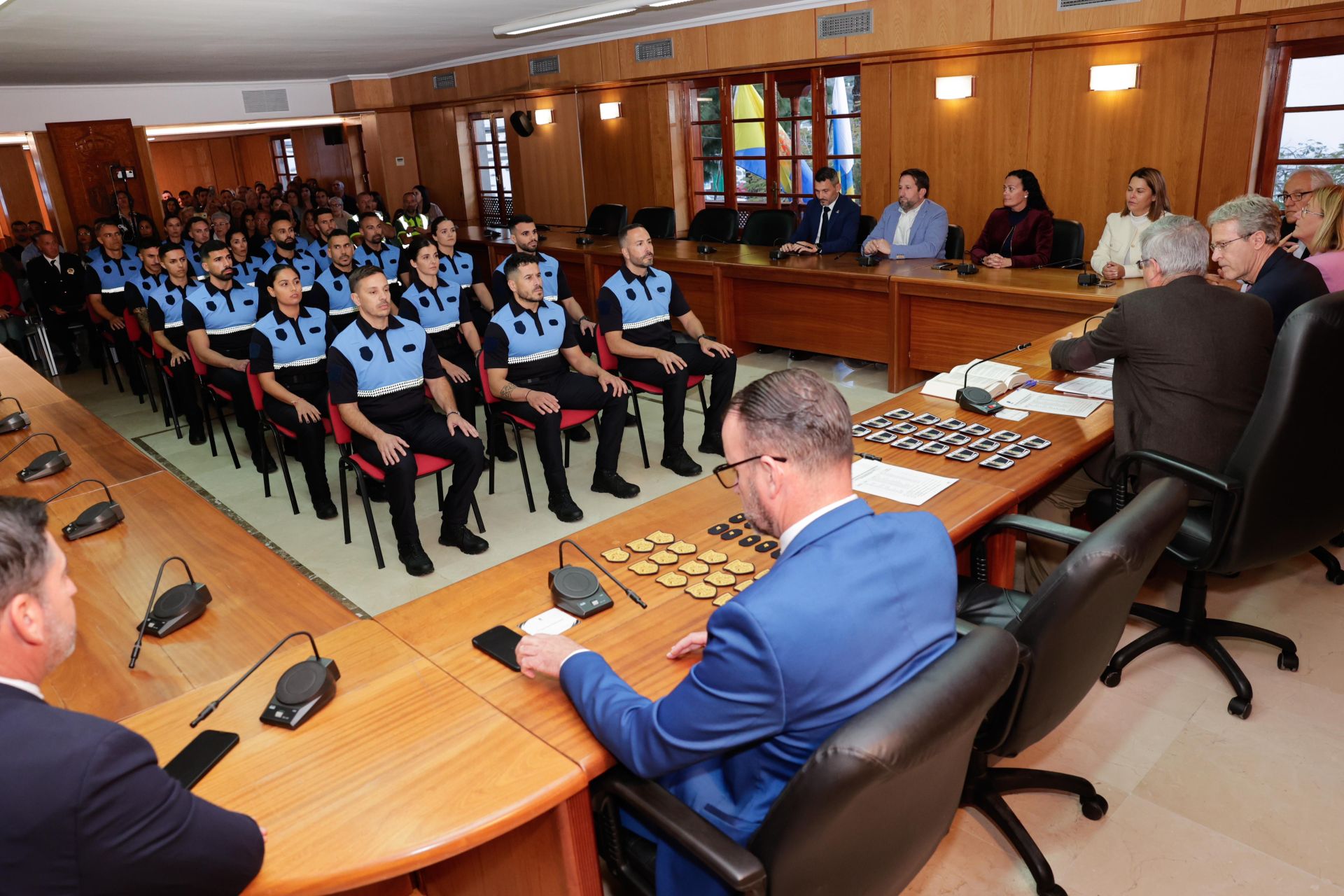 La incorporación de 18 agentes a la Policía Local de San Bartolomé de Tirajana, en imágenes