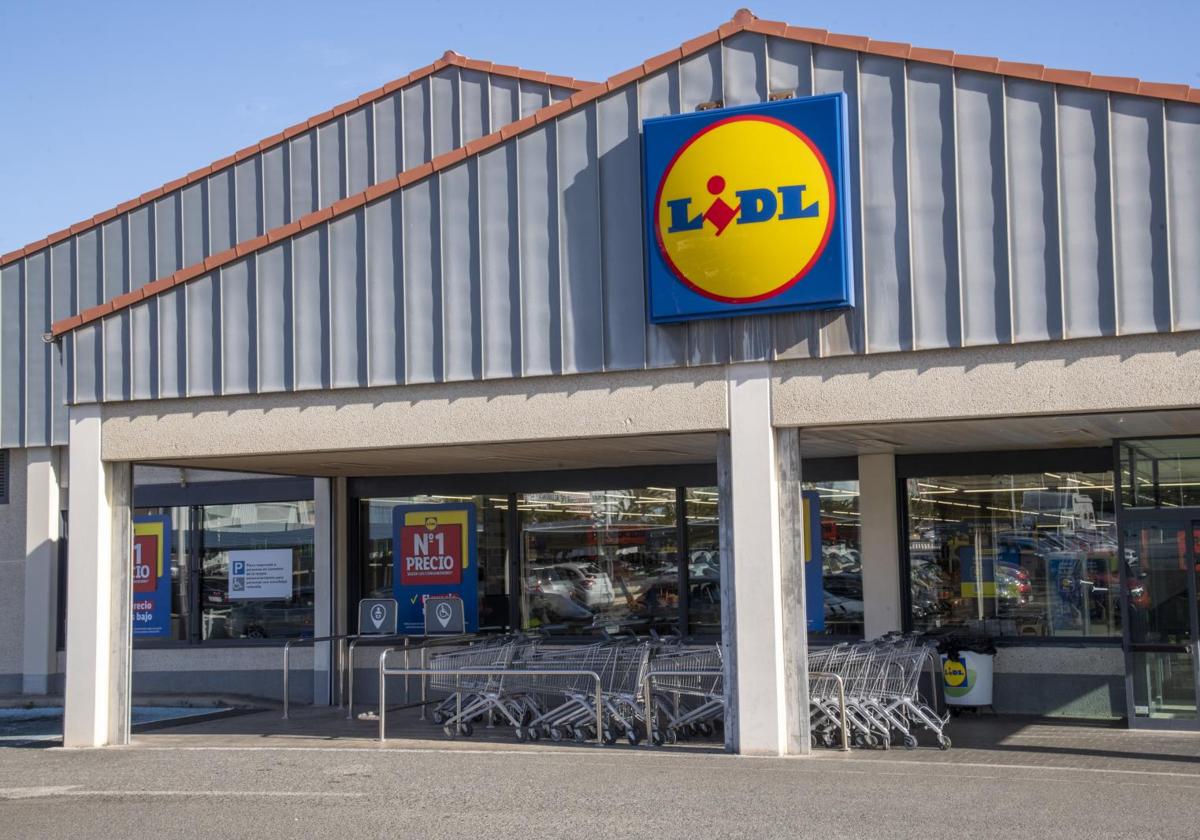 Supermercado Lidl en el polígono de Arinaga.