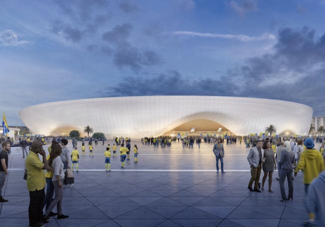 Así será el Estadio de Gran Canaria tras la reforma integral.