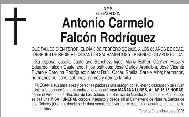 Antonio Carmelo Falcón Rodríguez