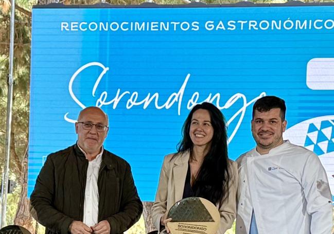 Reconocimiento a Sorondongo del chef Richard Díaz