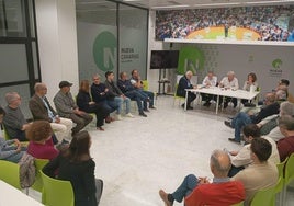 Reunión de NC este martes en la capital grancanaria.