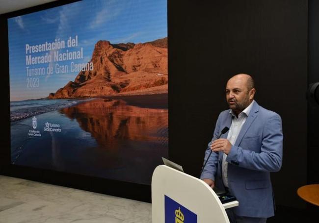 Carlos Álamo es el consejero de Turismo del Cabildo de Gran Canaria.