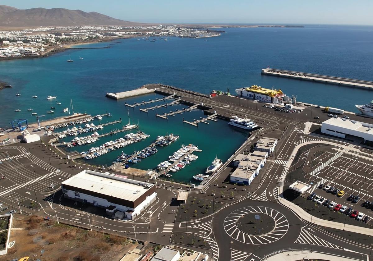 Muelle de Playa Blanca.