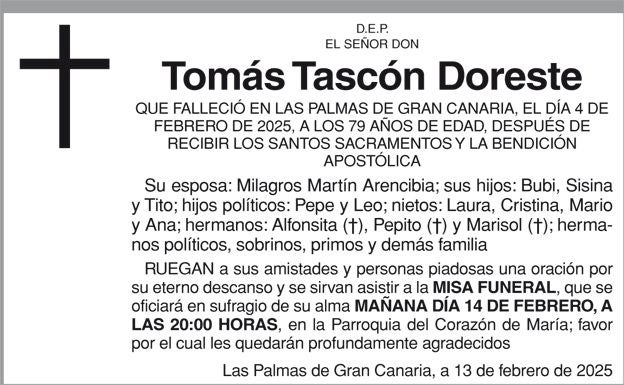 Tomás Tascón Doreste