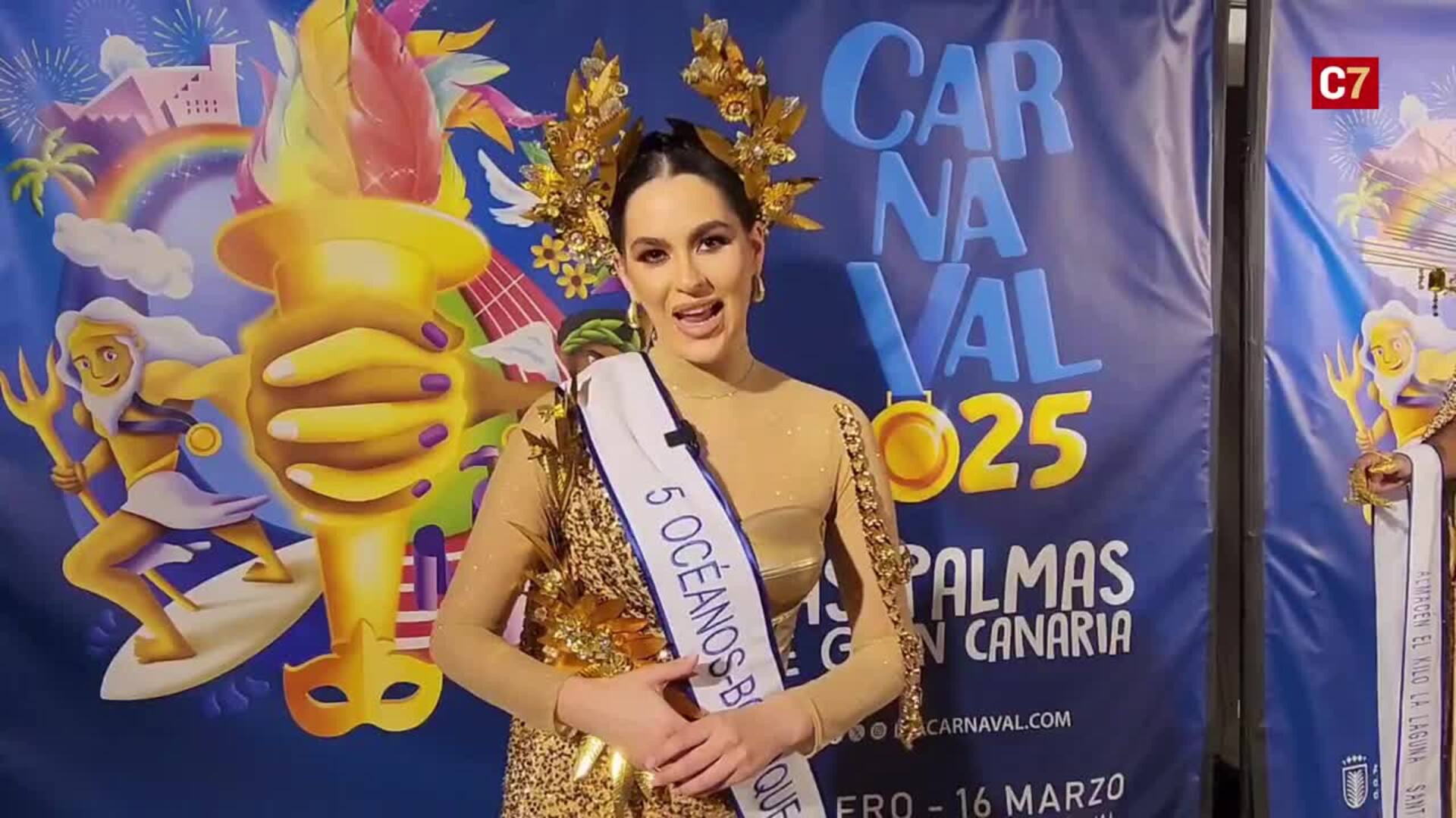 Carolina Espeso Jerez candidata a Reina del Carnaval de Las Palmas de Gran Canaria 2025