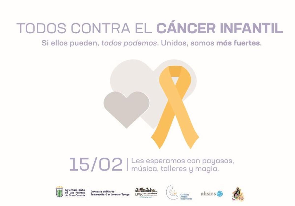 Este sábado en Alisios, ¡todos contra el cáncer infantil!