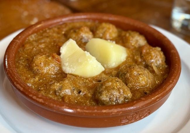 Albóndigas de cochino de Ca´Manolo